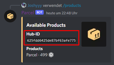 parcel-hubid