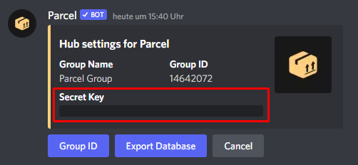 parcel_secretkey